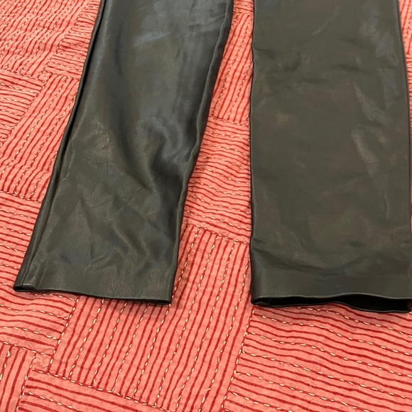 Guess black stretchy leather like pants fits women’s smaller size see photos - Picture 10 of 13